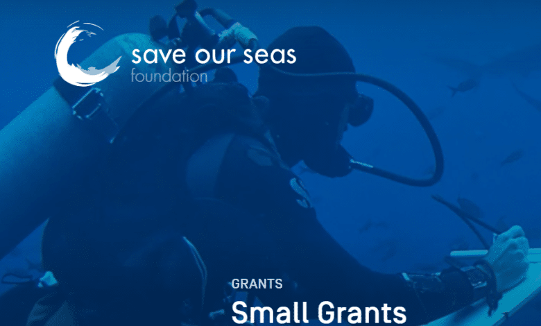 Save Our Seas Foundation: The Small Grant (grants average US$5,000)