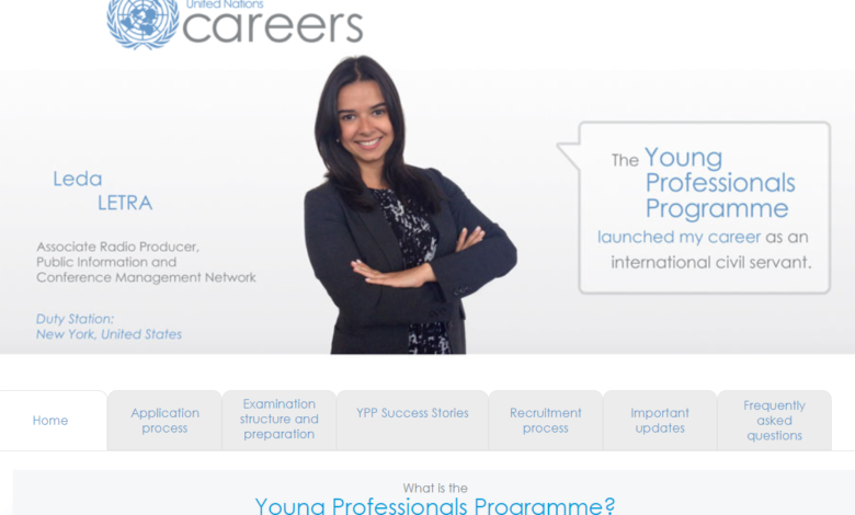 Apply for the United Nations Young Professionals Programme (YPP): Economic Affairs, P2