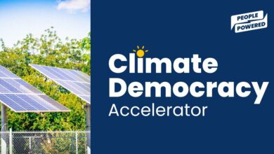 The Climate Democracy Accelerator (CDA) training and support program: The program is open to applicants from all over the world