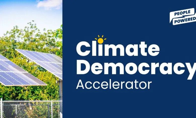 The Climate Democracy Accelerator (CDA) training and support program: The program is open to applicants from all over the world