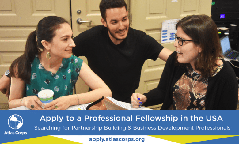 The Atlas Corps Fellowship for Partnership Building and Business Development Professionals