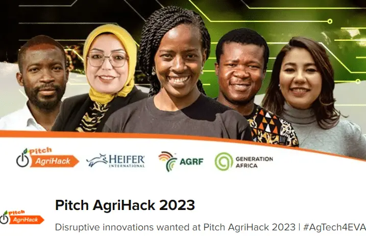 Pitch AgriHack 2023 Competition for agriculture young entrepreneurs 18 to 40 years