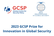 Apply for the 2023 GCSP Prize for Innovation in Global Security