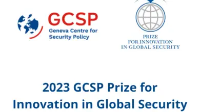 Apply for the 2023 GCSP Prize for Innovation in Global Security