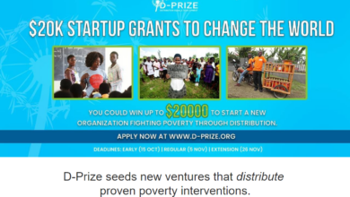 Great Opportunity for Startups/SMEs/NGOs: Stand a chance to win $20K Startup Grants to fight Extreme Poverty