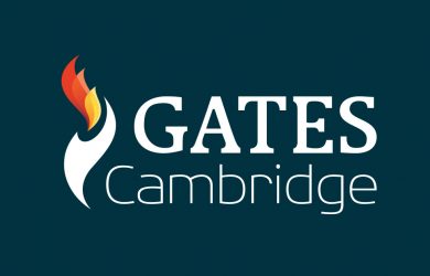 The Gates Cambridge Scholarship to study at the University of Cambridge in the UK