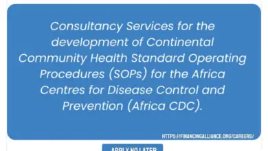 Call for Consultancy Services for the Africa Centres for Disease Control and Prevention (Africa CDC)