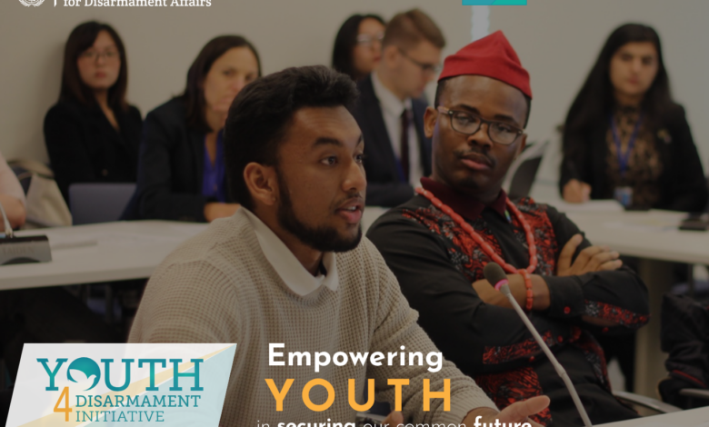 United Nations Youth Champions for Disarmament Training Programme Opens Call for Applications