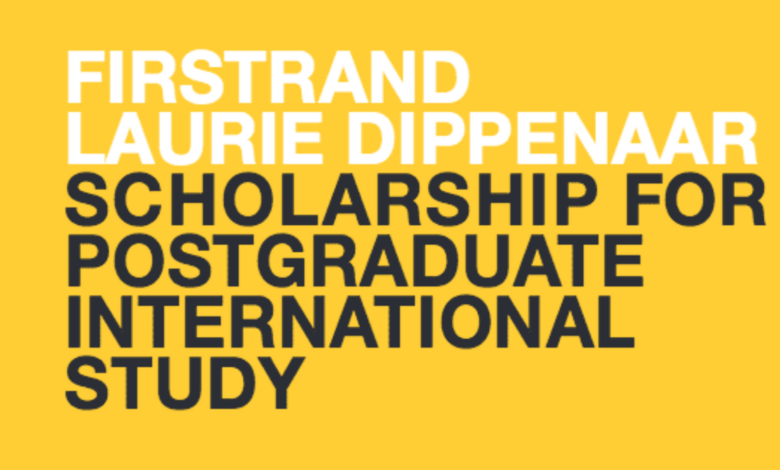 The FirstRand Laurie Dippenaar scholarship for South African citizens for postgraduate study outside South Africa at an international university of their choice