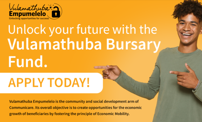Vulamathuba Empumelelo Bursary Fund for Young South Africans 2024 (City of Cape Town Metro communities)
