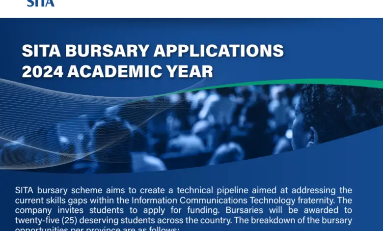 25 Bursaries For South Africans In All Provinces: Apply For The SITA Bursary Scheme 2024 Academic Year