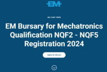 EM Bursary for Mechatronics Qualification NQF2 - NQF5 Registration 2024