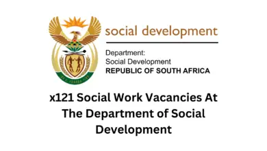 121 Social Work Vacancies At The Department of Social Development
