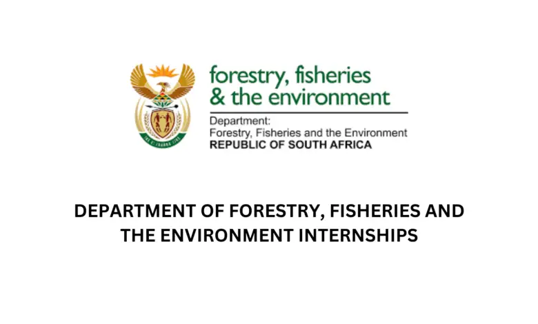 The Department of Forestry, Fisheries, and the Environment (DFFE) invites unemployed graduates, who wish to apply for the24 (twenty-four) months internship programme