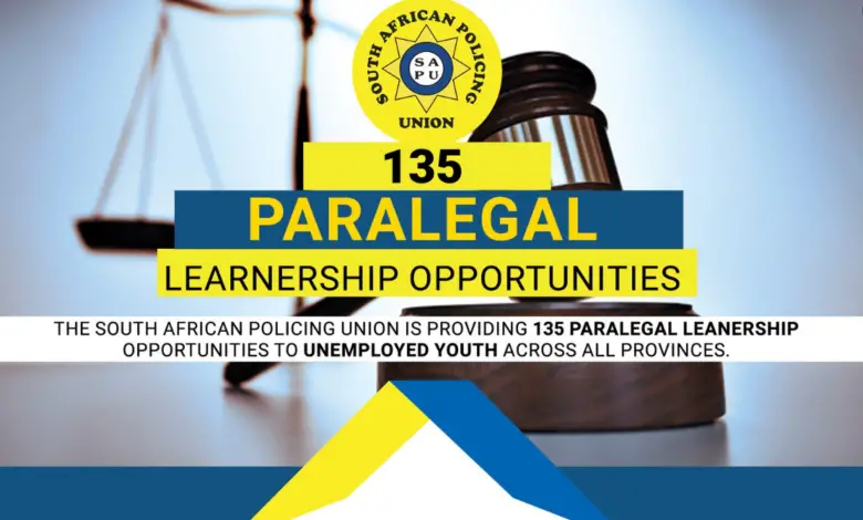 135 South African Policing Union Learnership Opportunities Available Across All Provinces: An Opportunity For Unemployed Youth
