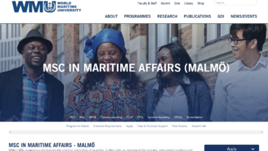 Scholarships For South Africans To Study At The World Maritime University: Applicants from South Africa can seek funding for their studies from TETA