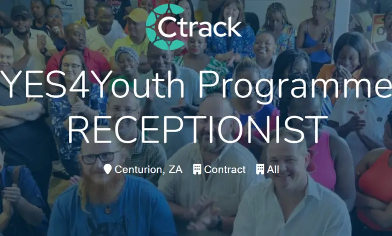 YES4Youth Programme RECEPTIONIST (R4900 stipend monthly)