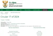The Department of Public Service and Administration Latest Vacancies (DPSA Vacancy Circular 17 of 2024)