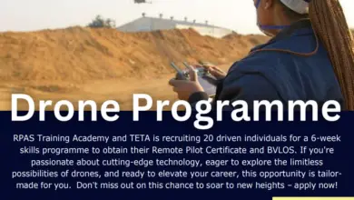 Do you want to learn how to fly a Drone? RPAS Training Academy and TETA is recruiting 20 driven individuals for a 6-week skills programme