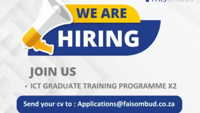 ICT Graduate Training Programme x2 Posts At The Office of the Ombud for Financial Services Providers (FAIS Ombud)