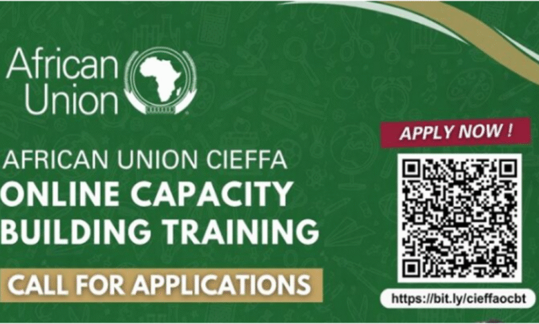 African Union CIEFFA Online Capacity Building Training- Applications Now Open 1 African Union CIEFFA Online Capacity Building Training- Applications Now Open