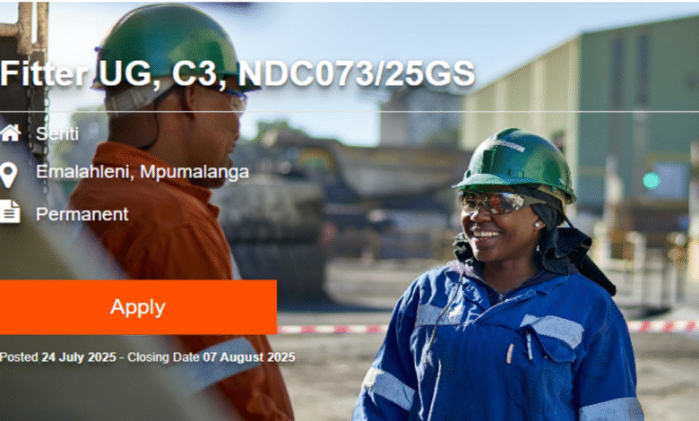 Fitter Job Opportunity at Seriti New Denmark Colliery 1 Fitter Job Opportunity at Seriti New Denmark Colliery
