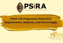 PSIRA YES Programme 2026/2027: Requirements, Stipends, and How to Apply