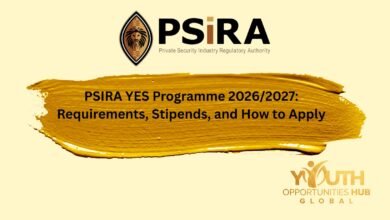 PSIRA YES Programme 2026/2027: Requirements, Stipends, and How to Apply