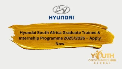 Hyundai South Africa Graduate Trainee & Internship Programme 2025/2026 – Apply Now