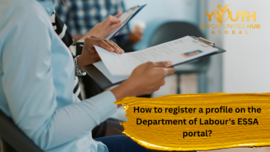 How to register a profile on the Department of Labour's ESSA portal?