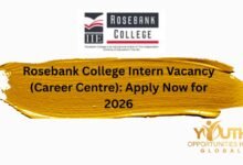 Rosebank College Intern Vacancy (Career Centre): Apply Now for 2026